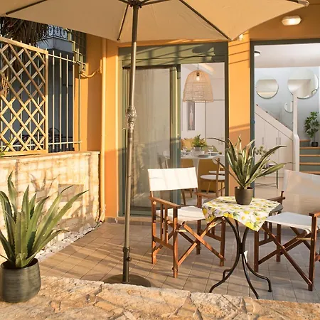 A Tranquil Getaway With Garden- Close To Sea Appartement Kalamáta